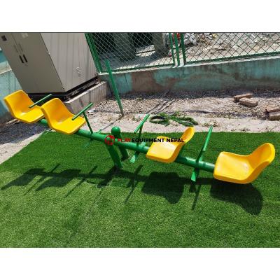 Double See Saw Set Heavy Material Play Ground Toy - for Boys and Girls