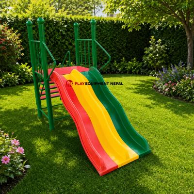 Double Slide For Children Indoor and Outdoor Garden Playground Heavy Slide Set - 6Feet