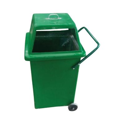 Fiber Wheel Dustbin Waste Management E30