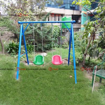 Kids Double Seats Swing Sets Metal and Fiber Heavy Rope Type: Sikri